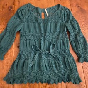 Free People lace blouse